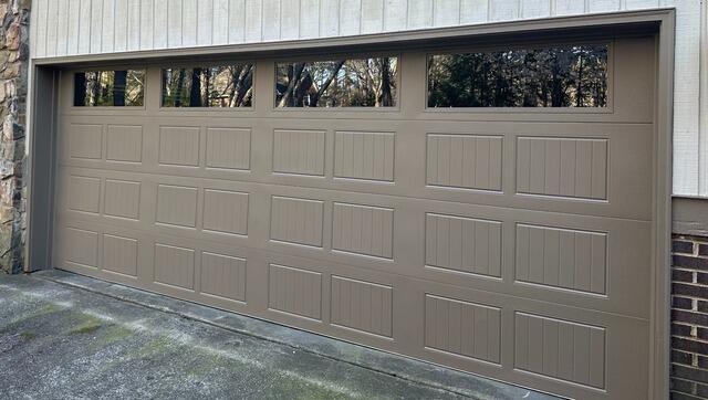 Garage Door Painting after