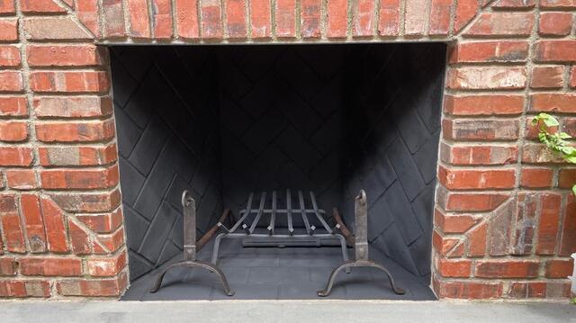 Outdoor Fireplace Painting after